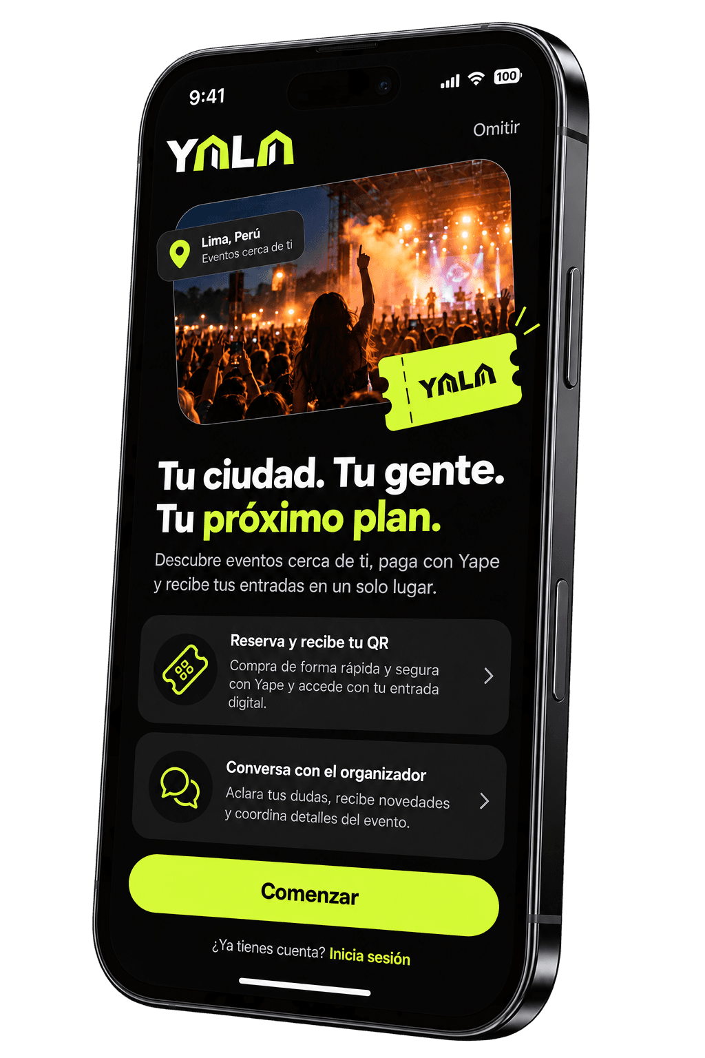 YALA: Mockup del producto digital YALA